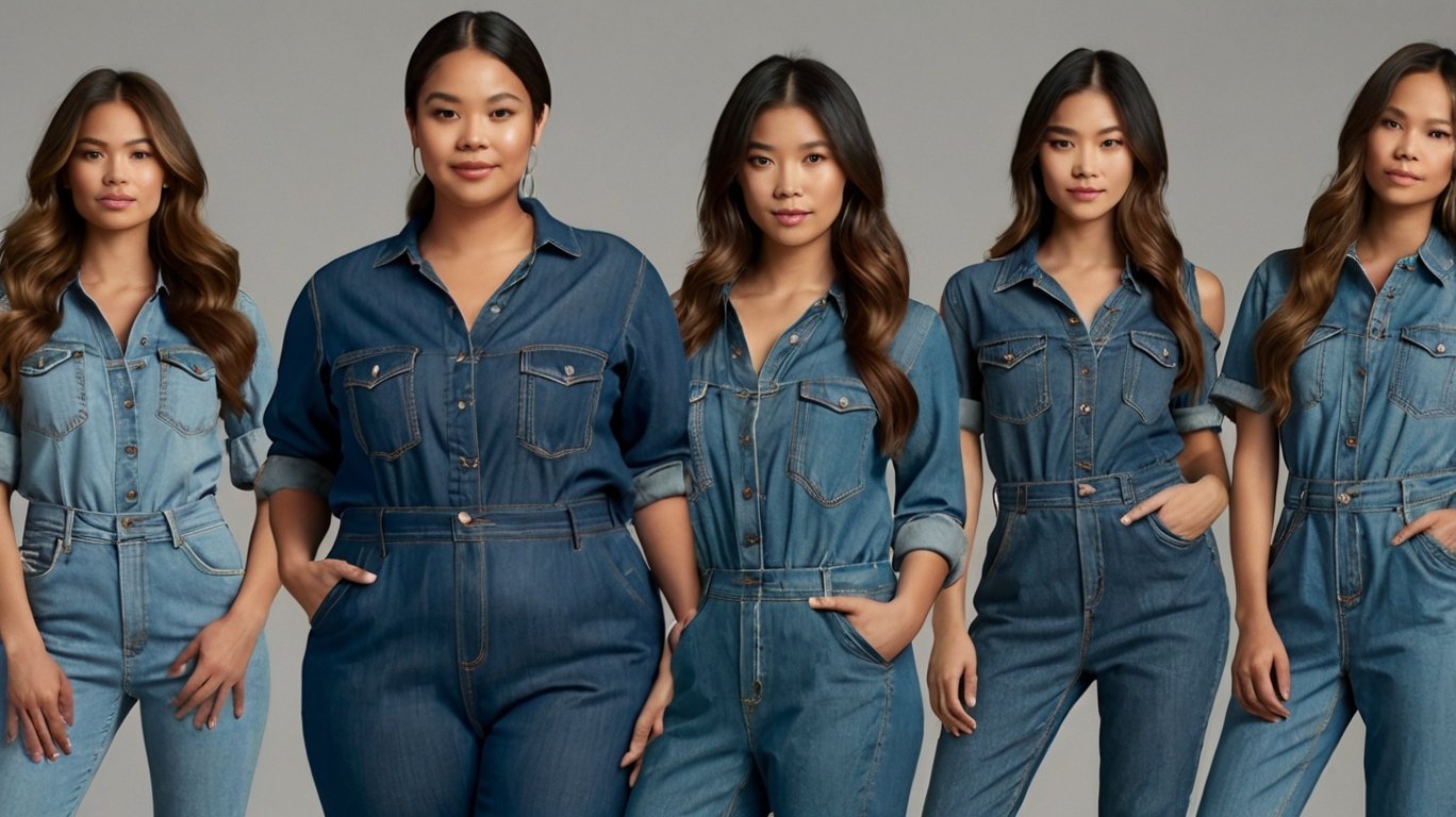 denim jumpsuit